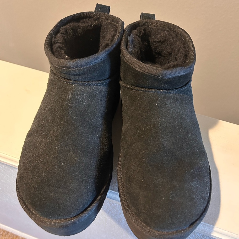 UGG Black Suede Boots